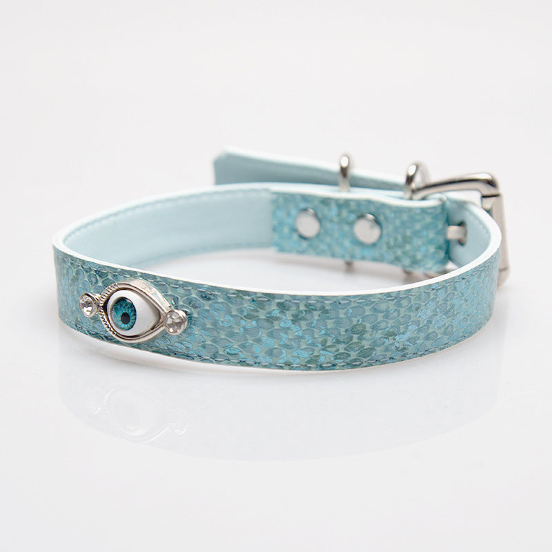 Aqua snake pattern choker | designer pendant